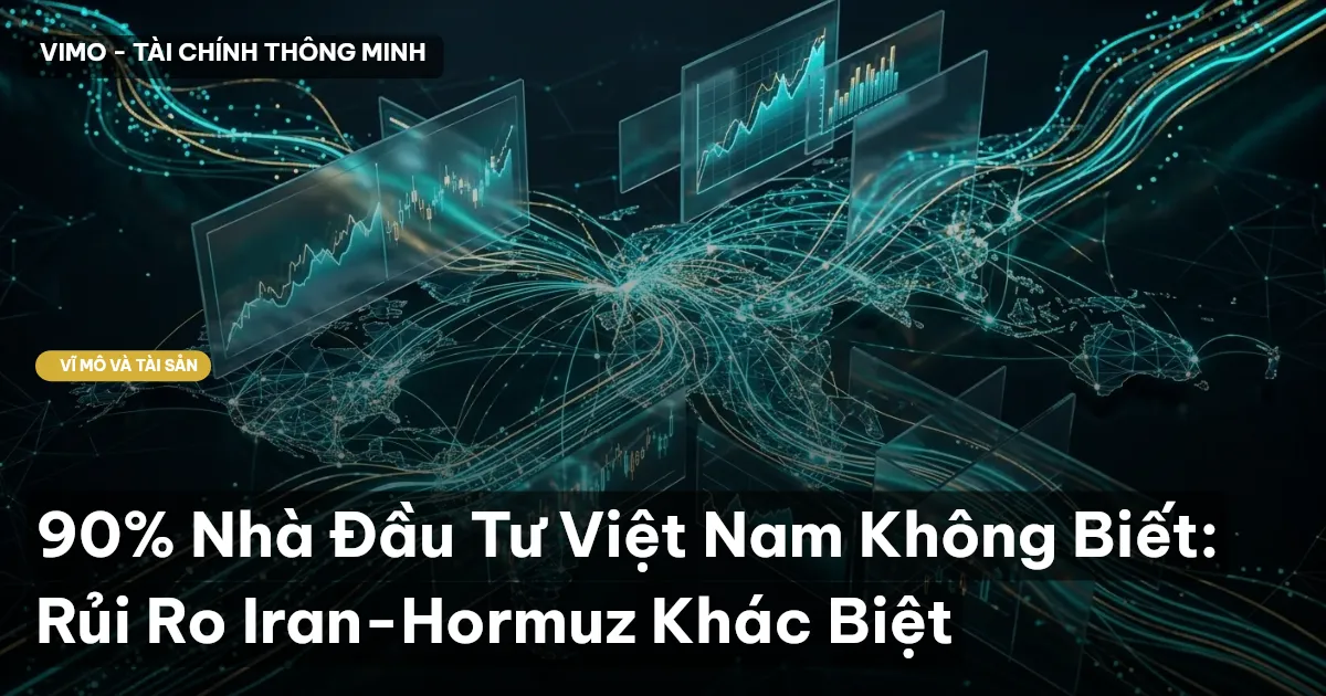 90% Nhà Đầu Tư Việt Nam Không Biết: Rủi Ro Iran-Hormuz Khác Biệt