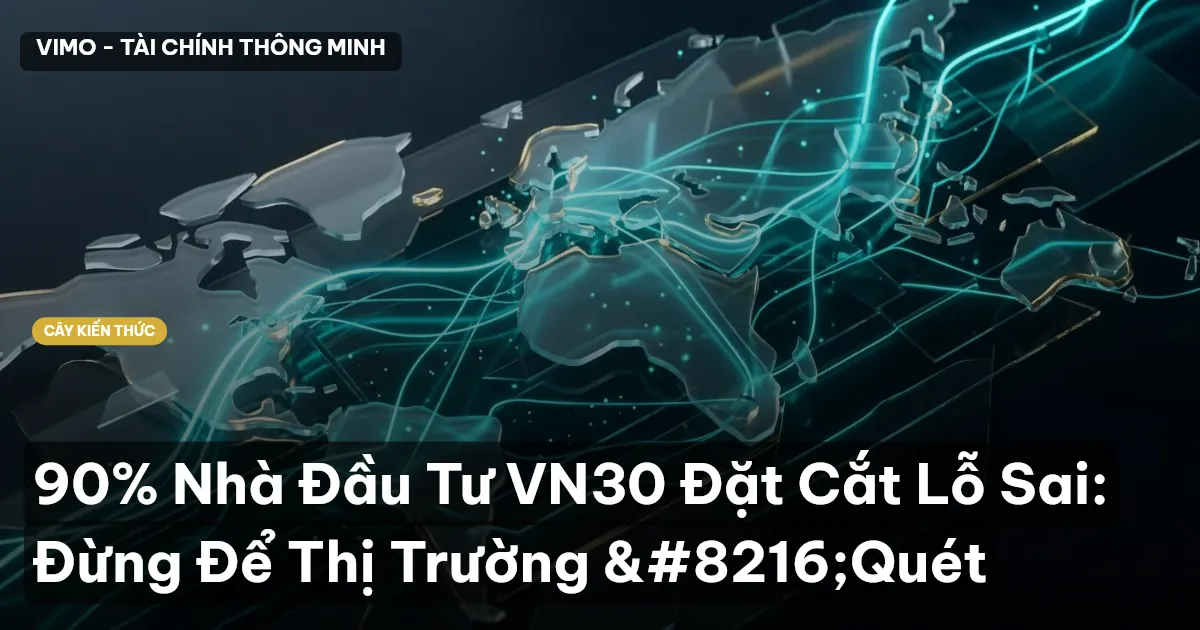 90% Nhà Đầu Tư VN30 Đặt Cắt Lỗ Sai: Đừng Để Thị Trường ‘Quét