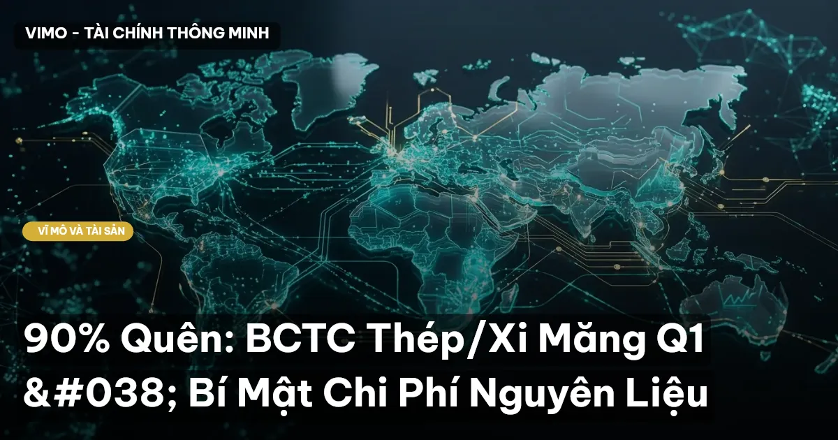 90% Quên: BCTC Thép/Xi Măng Q1 & Bí Mật Chi Phí Nguyên Liệu