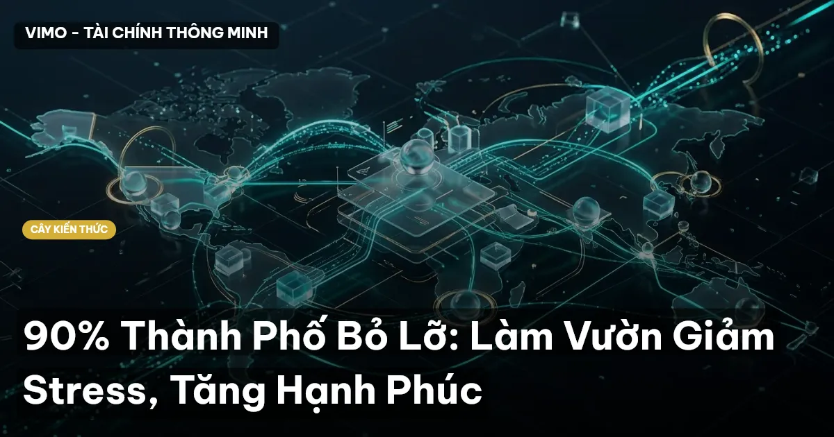 90% Thành Phố Bỏ Lỡ: Làm Vườn Giảm Stress, Tăng Hạnh Phúc