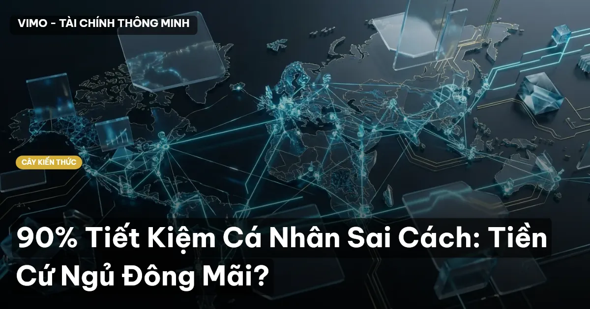 90% Tiết Kiệm Cá Nhân Sai Cách: Tiền Cứ Ngủ Đông Mãi?