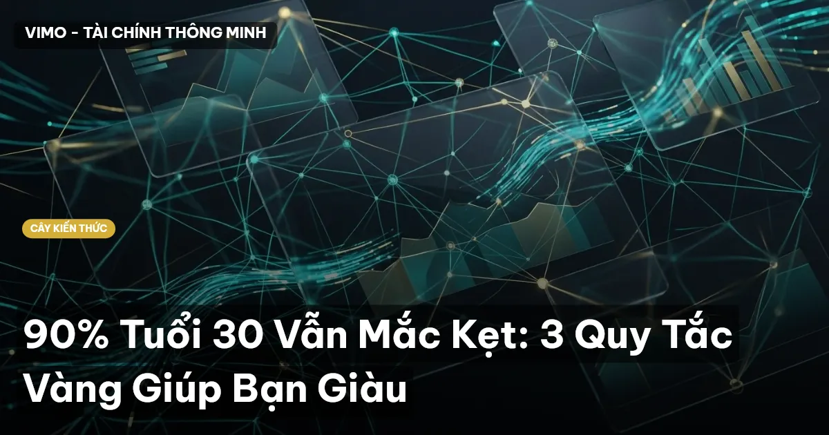 90% Tuổi 30 Vẫn Mắc Kẹt: 3 Quy Tắc Vàng Giúp Bạn Giàu
