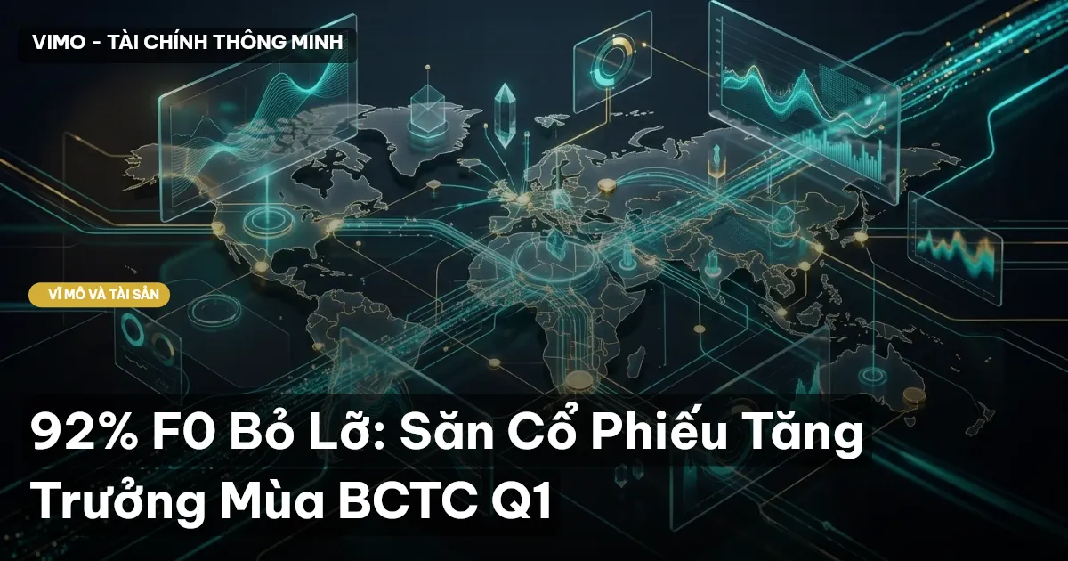 92% F0 Bỏ Lỡ: Săn Cổ Phiếu Tăng Trưởng Mùa BCTC Q1