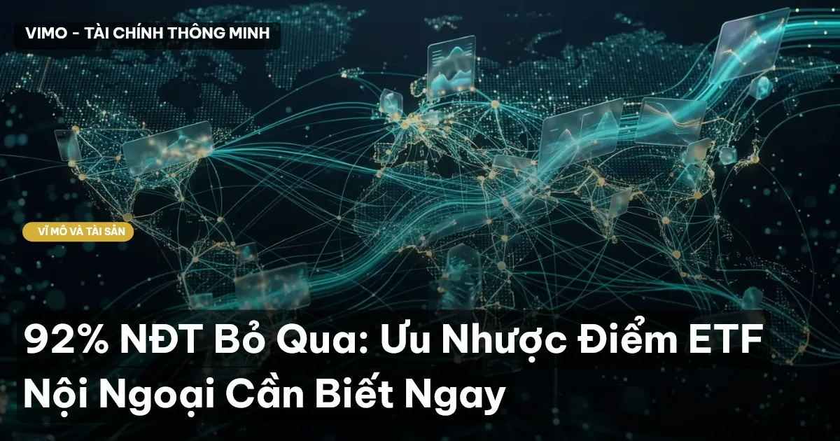 92% NĐT Bỏ Qua: Ưu Nhược Điểm ETF Nội Ngoại Cần Biết Ngay