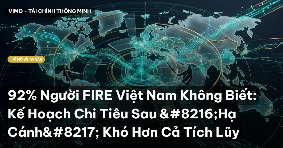 92% Người FIRE Việt Nam Không Biết: Kế Hoạch Chi Tiêu Sau ‘Hạ Cánh’ Khó Hơn Cả Tích Lũy