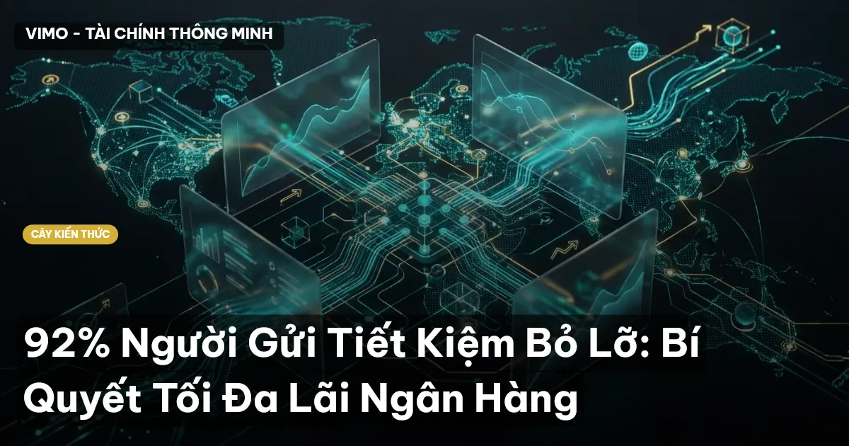 92% Người Gửi Tiết Kiệm Bỏ Lỡ: Bí Quyết Tối Đa Lãi Ngân Hàng