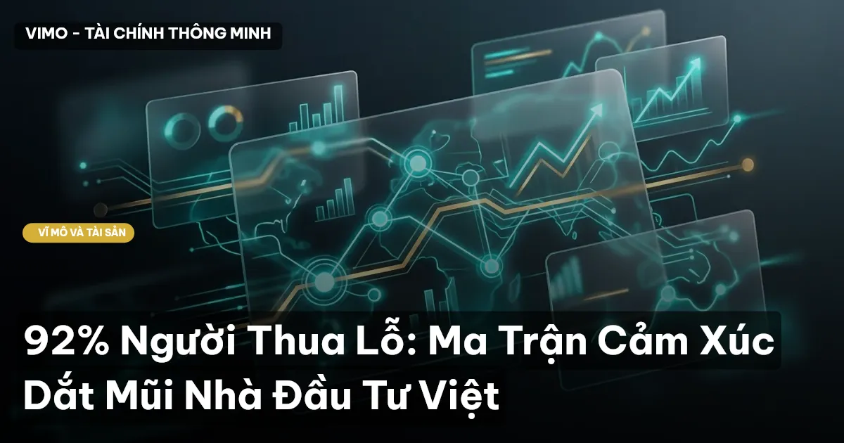 92% Người Thua Lỗ: Ma Trận Cảm Xúc Dắt Mũi Nhà Đầu Tư Việt