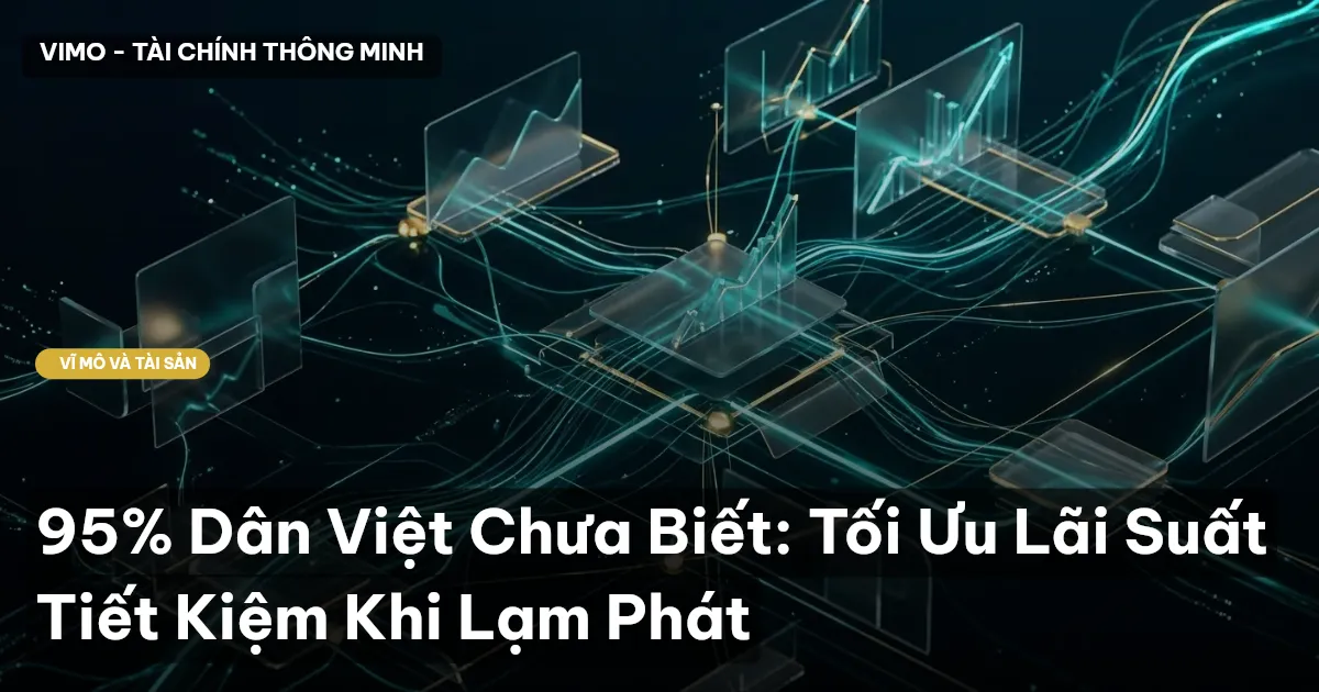 95% Dân Việt Chưa Biết: Tối Ưu Lãi Suất Tiết Kiệm Khi Lạm Phát