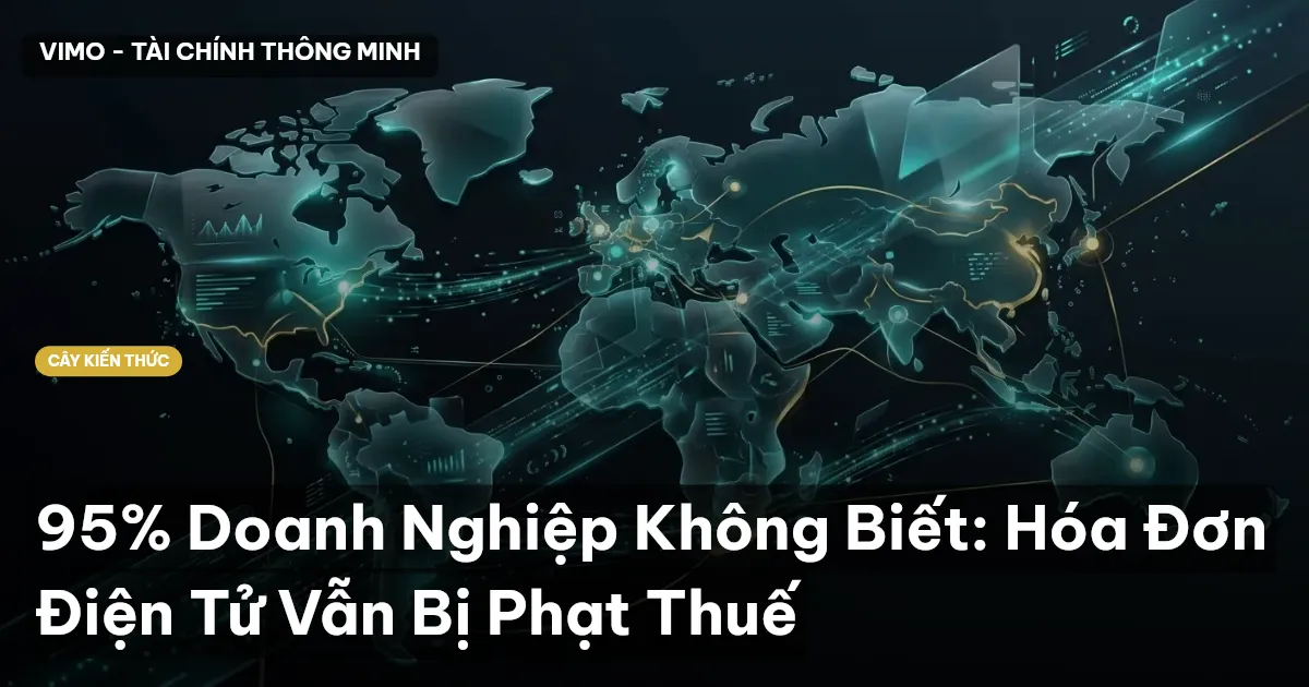95% Doanh Nghiệp Không Biết: Hóa Đơn Điện Tử Vẫn Bị Phạt Thuế