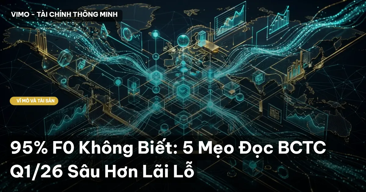 95% F0 Không Biết: 5 Mẹo Đọc BCTC Q1/26 Sâu Hơn Lãi Lỗ