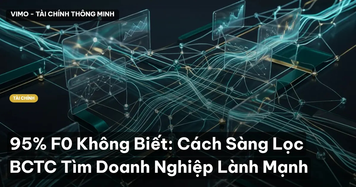 95% F0 Không Biết: Cách Sàng Lọc BCTC Tìm Doanh Nghiệp Lành Mạnh
