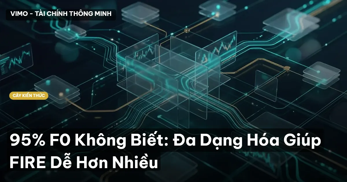 95% F0 Không Biết: Đa Dạng Hóa Giúp FIRE Dễ Hơn Nhiều