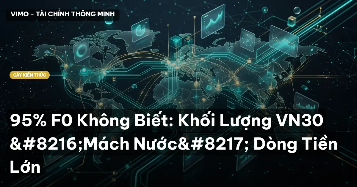 95% F0 Không Biết: Khối Lượng VN30 ‘Mách Nước’ Dòng Tiền Lớn