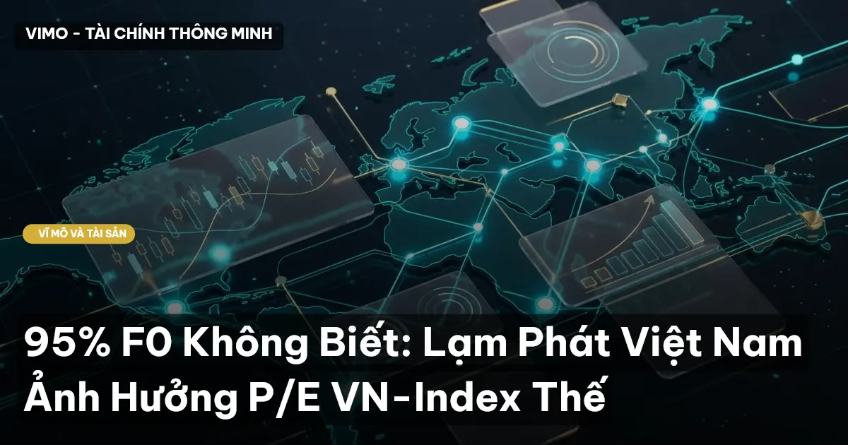 95% F0 Không Biết: Lạm Phát Việt Nam Ảnh Hưởng P/E VN-Index Thế