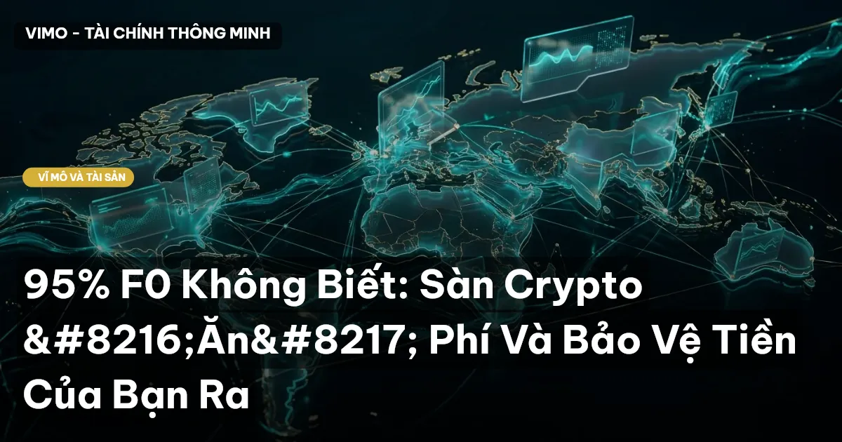 95% F0 Không Biết: Sàn Crypto ‘Ăn’ Phí Và Bảo Vệ Tiền Của Bạn Ra