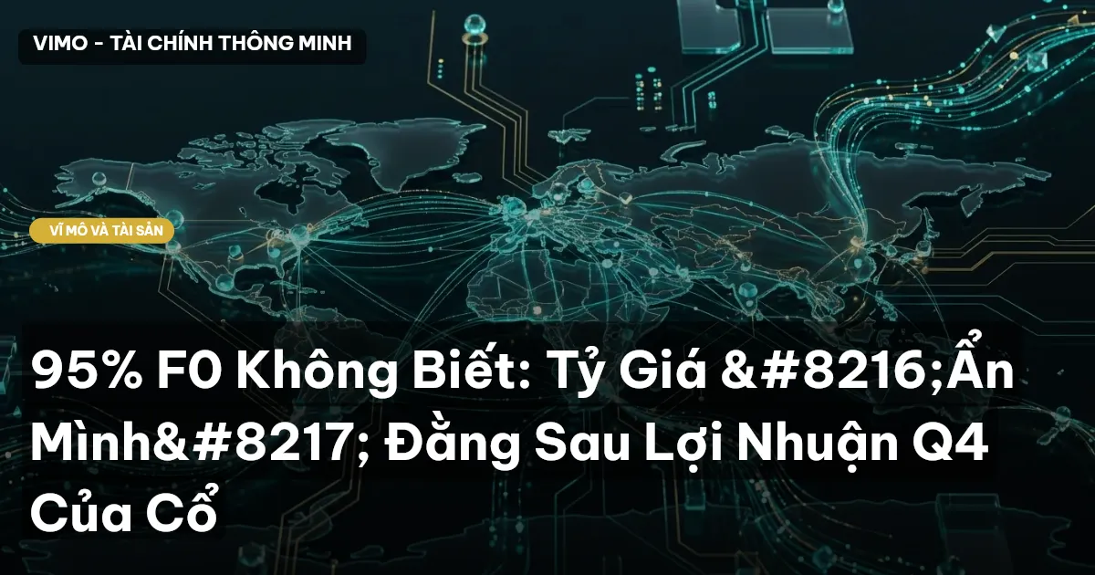 95% F0 Không Biết: Tỷ Giá 'Ẩn Mình' Đằng Sau Lợi Nhuận Q4 Của Cổ
