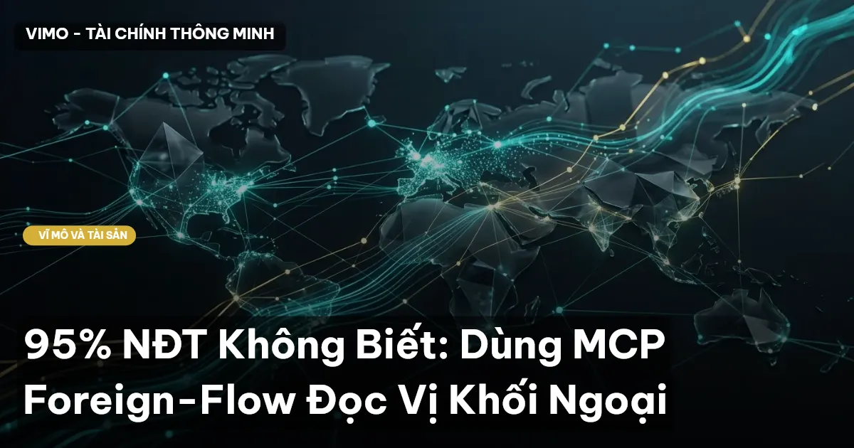 95% NĐT Không Biết: Dùng MCP Foreign-Flow Đọc Vị Khối Ngoại