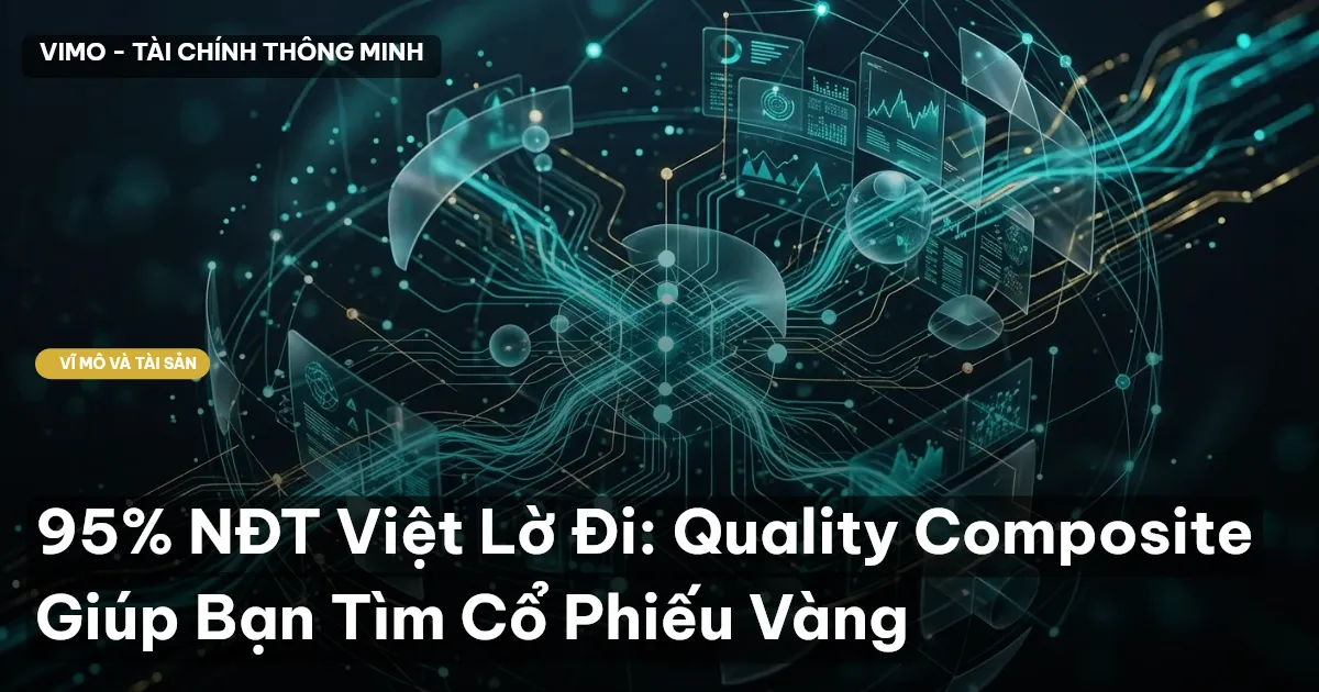 95% NĐT Việt Lờ Đi: Quality Composite Giúp Bạn Tìm Cổ Phiếu Vàng