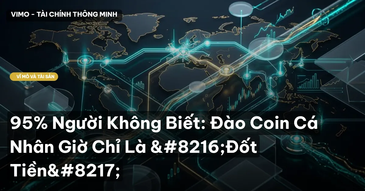 95% Người Không Biết: Đào Coin Cá Nhân Giờ Chỉ Là 'Đốt Tiền'