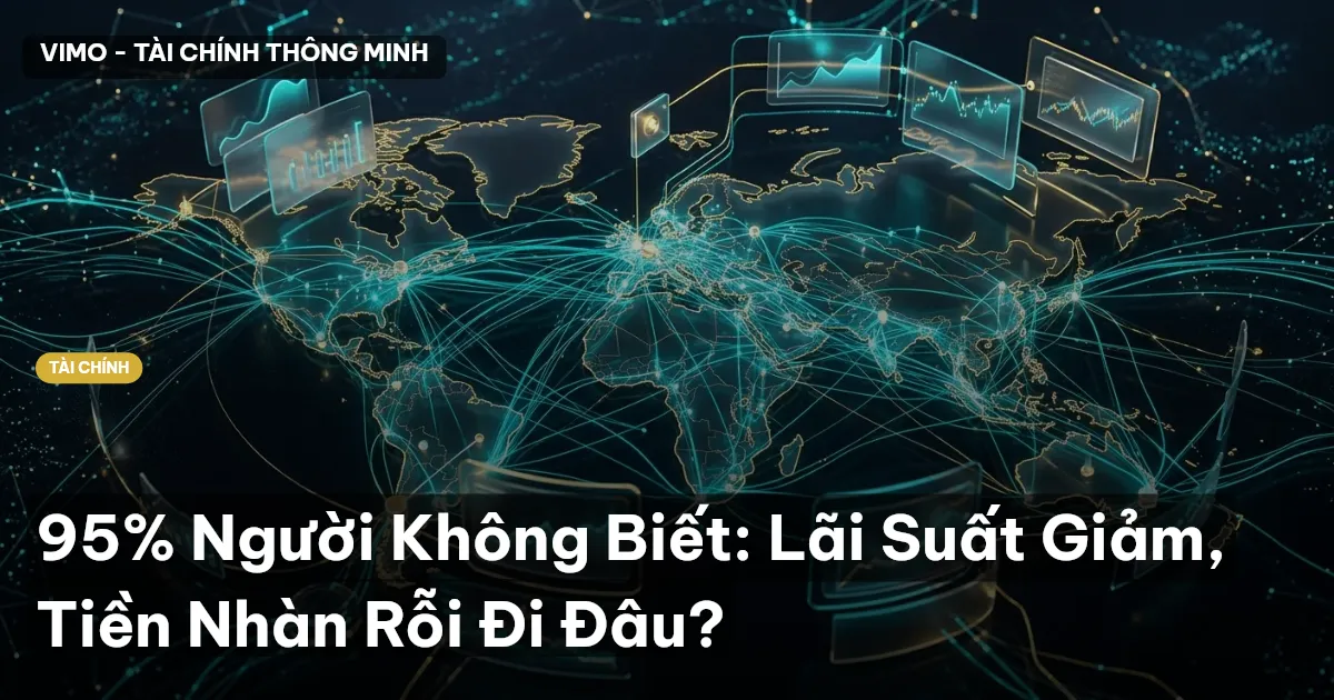 lãi suất huy động giảm