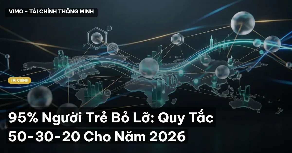 95% Người Trẻ Bỏ Lỡ: Quy Tắc 50-30-20 Cho Năm 2026