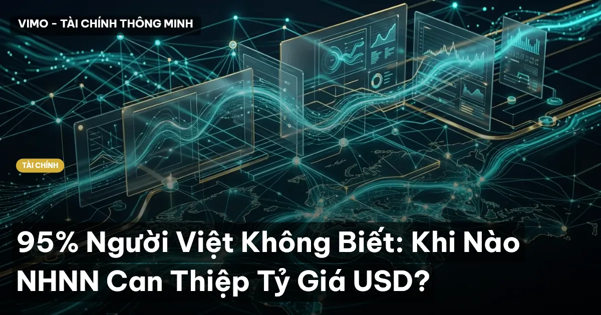95% Người Việt Không Biết: Khi Nào NHNN Can Thiệp Tỷ Giá USD?