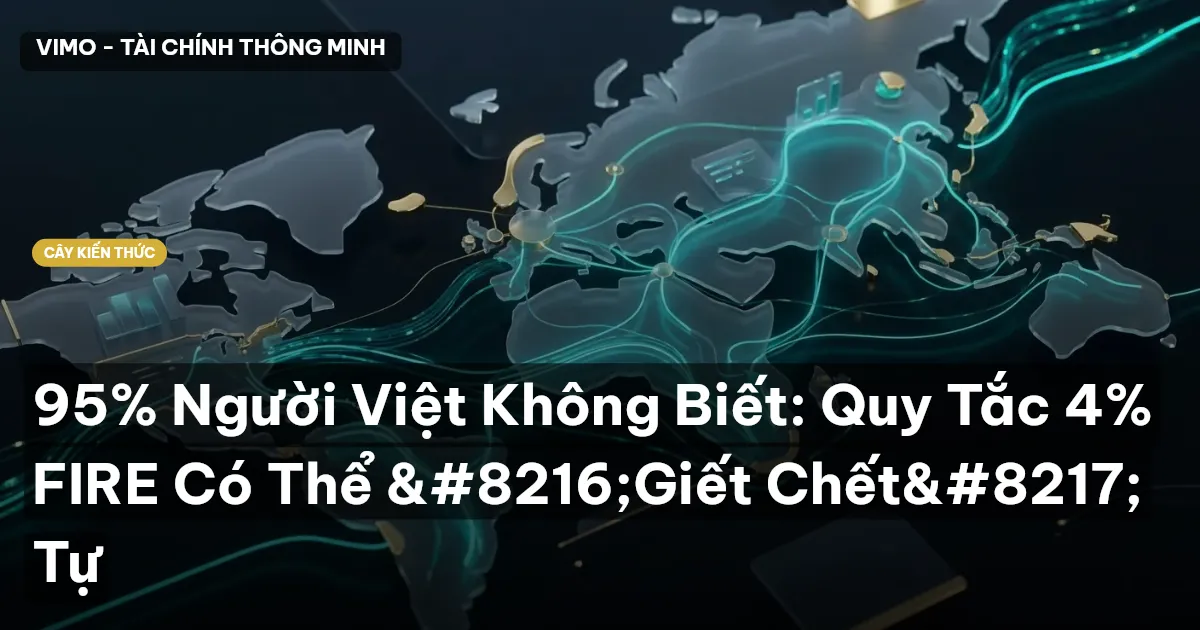 95% Người Việt Không Biết: Quy Tắc 4% FIRE Có Thể ‘Giết Chết’ Tự
