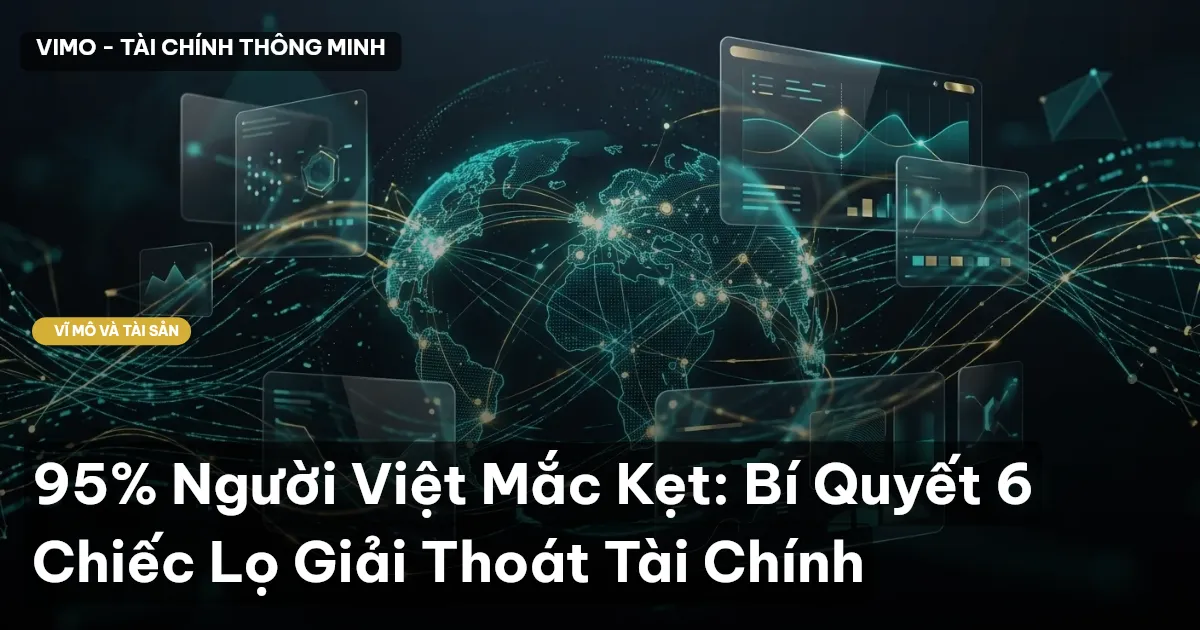95% Người Việt Mắc Kẹt: Bí Quyết 6 Chiếc Lọ Giải Thoát Tài Chính