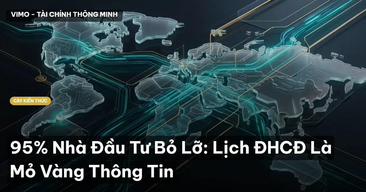 95% Nhà Đầu Tư Bỏ Lỡ: Lịch ĐHCĐ Là Mỏ Vàng Thông Tin