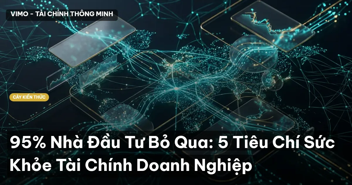 95% Nhà Đầu Tư Bỏ Qua: 5 Tiêu Chí Sức Khỏe Tài Chính Doanh Nghiệp