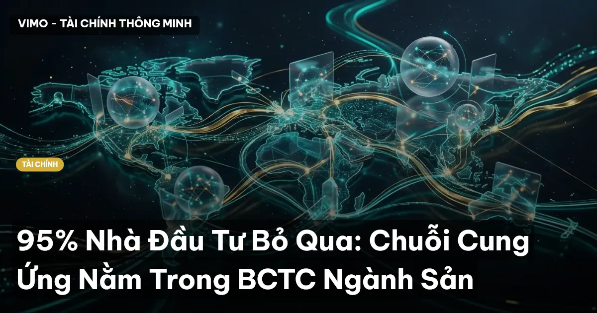 95% Nhà Đầu Tư Bỏ Qua: Chuỗi Cung Ứng Nằm Trong BCTC Ngành Sản
