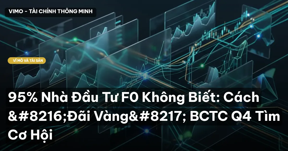 95% Nhà Đầu Tư F0 Không Biết: Cách ‘Đãi Vàng’ BCTC Q4 Tìm Cơ Hội
