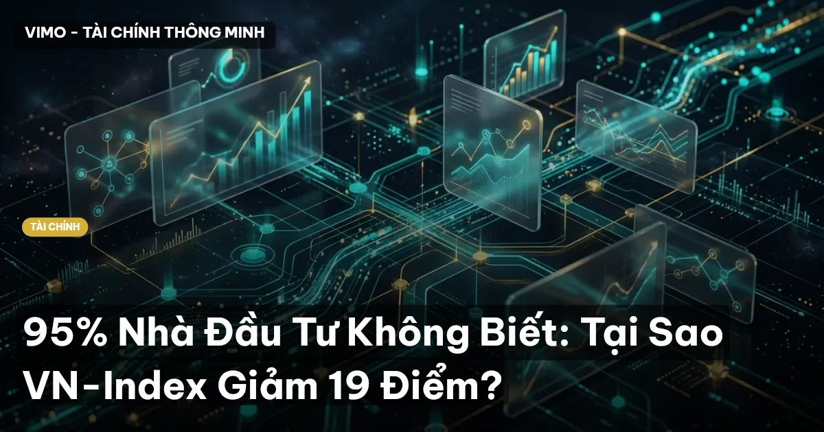 95% Nhà Đầu Tư Không Biết: Tại Sao VN-Index Giảm 19 Điểm?