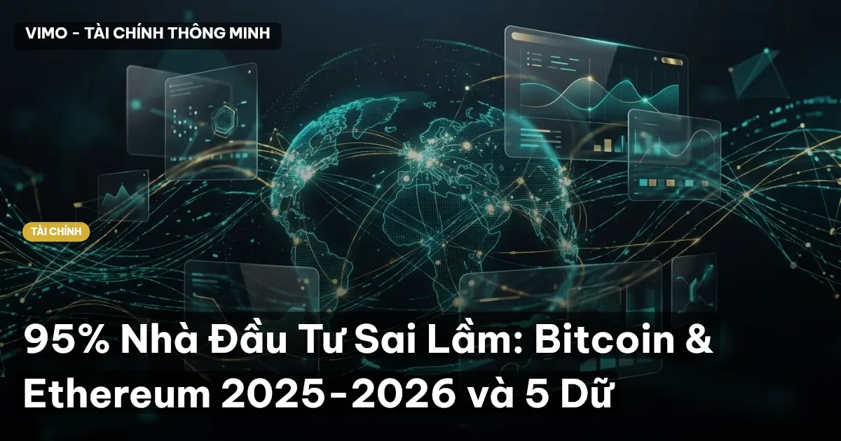 95% Nhà Đầu Tư Sai Lầm: Bitcoin & Ethereum 2025-2026 và 5 Dữ