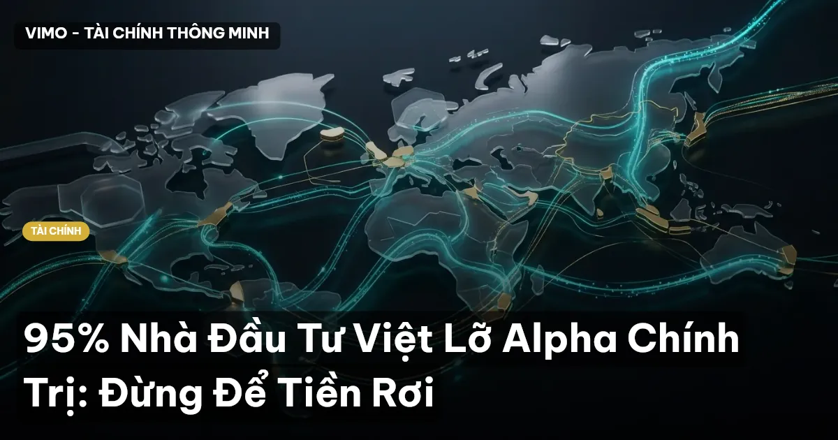 95% Nhà Đầu Tư Việt Lỡ Alpha Chính Trị: Đừng Để Tiền Rơi