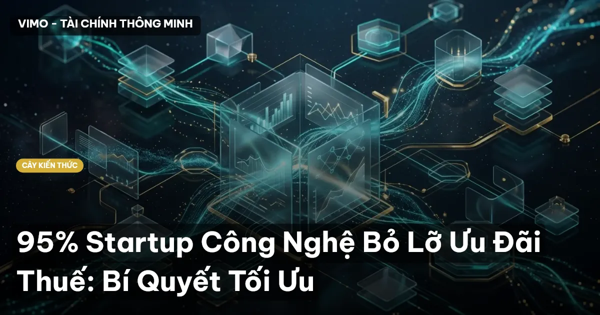 95% Startup Công Nghệ Bỏ Lỡ Ưu Đãi Thuế: Bí Quyết Tối Ưu