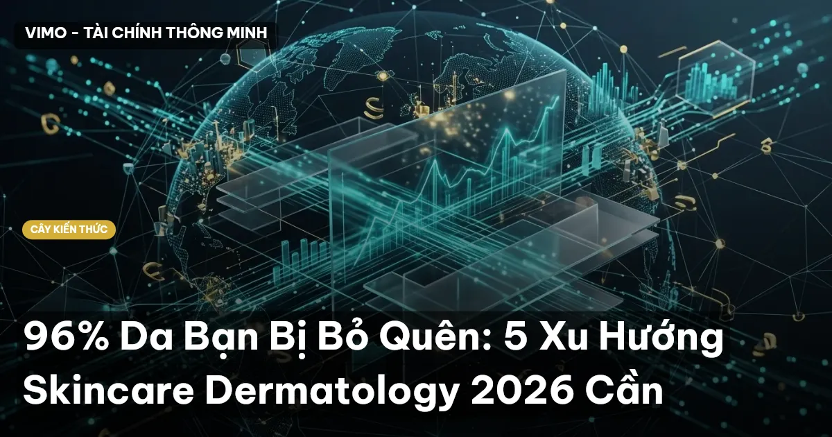 96% Da Bạn Bị Bỏ Quên: 5 Xu Hướng Skincare Dermatology 2026 Cần