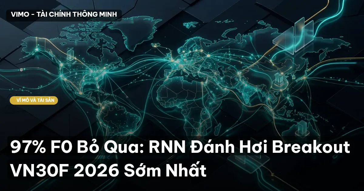 97% F0 Bỏ Qua: RNN Đánh Hơi Breakout VN30F 2026 Sớm Nhất