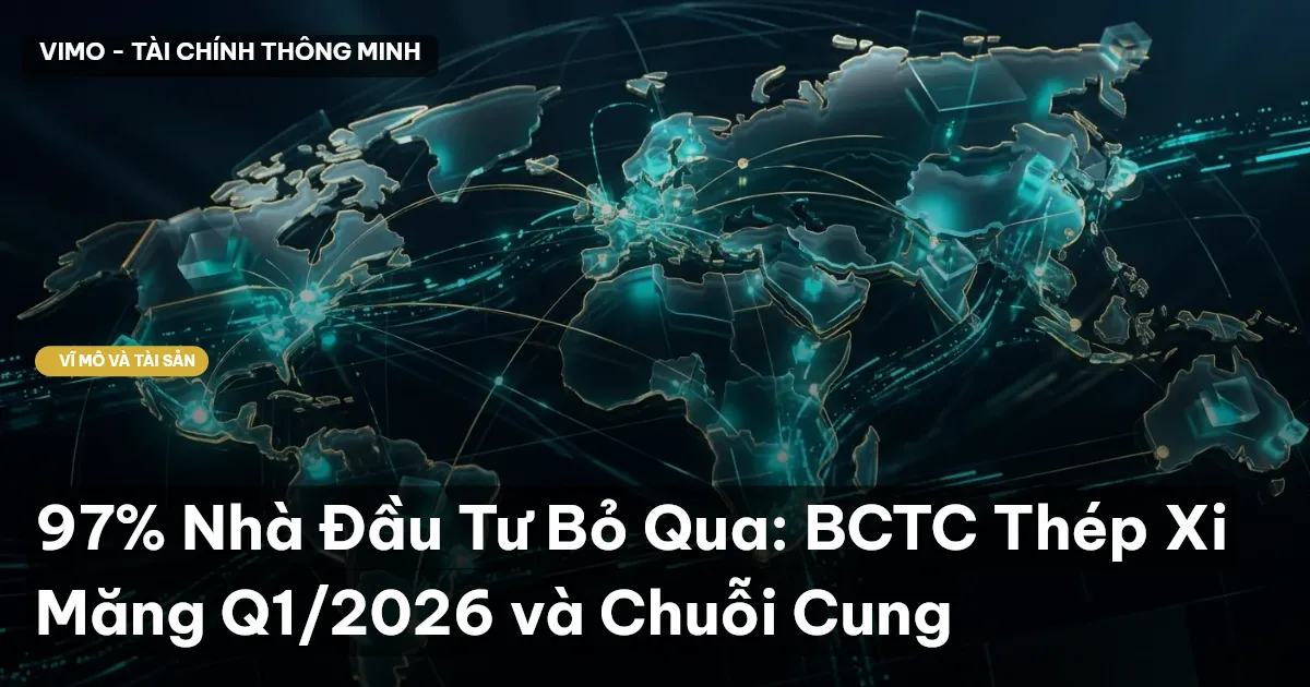 97% Nhà Đầu Tư Bỏ Qua: BCTC Thép Xi Măng Q1/2026 và Chuỗi Cung