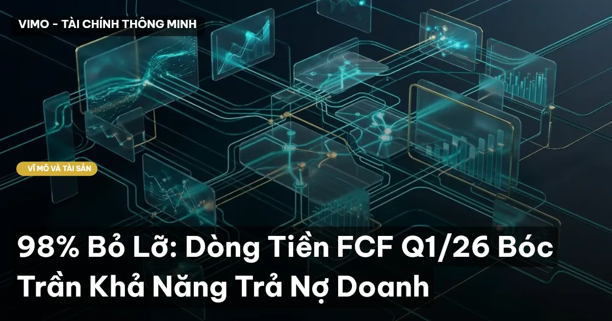98% Bỏ Lỡ: Dòng Tiền FCF Q1/26 Bóc Trần Khả Năng Trả Nợ Doanh