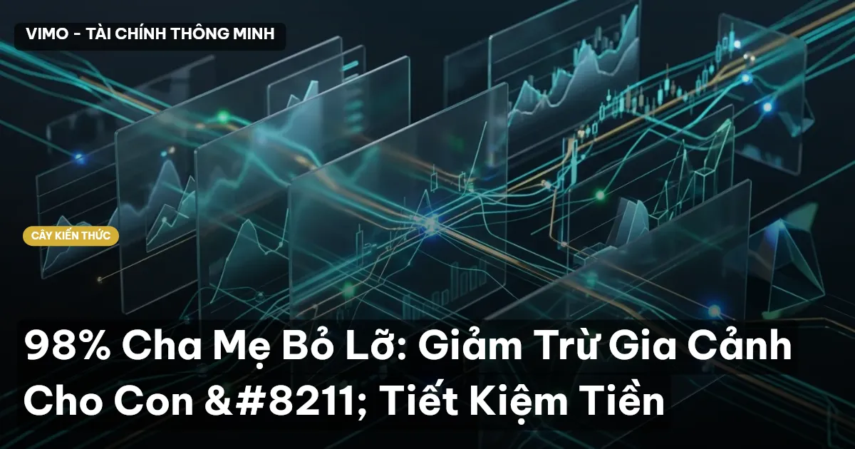 98% Cha Mẹ Bỏ Lỡ: Giảm Trừ Gia Cảnh Cho Con – Tiết Kiệm Tiền