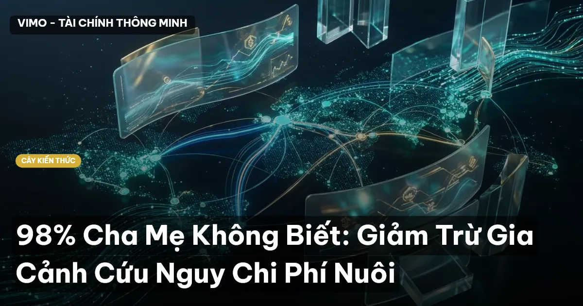 98% Cha Mẹ Không Biết: Giảm Trừ Gia Cảnh Cứu Nguy Chi Phí Nuôi
