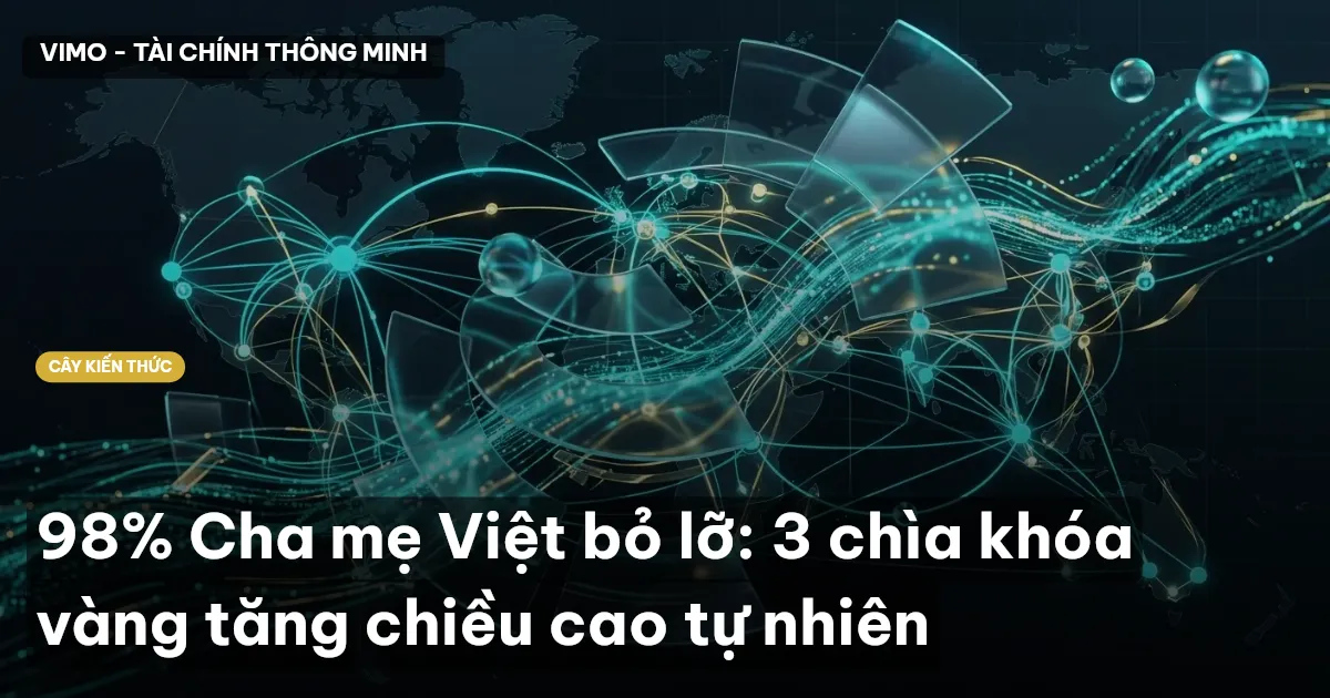 98% Cha mẹ Việt bỏ lỡ: 3 chìa khóa vàng tăng chiều cao tự nhiên