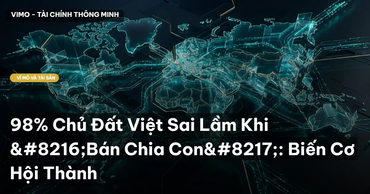 98% Chủ Đất Việt Sai Lầm Khi 'Bán Chia Con': Biến Cơ Hội Thành