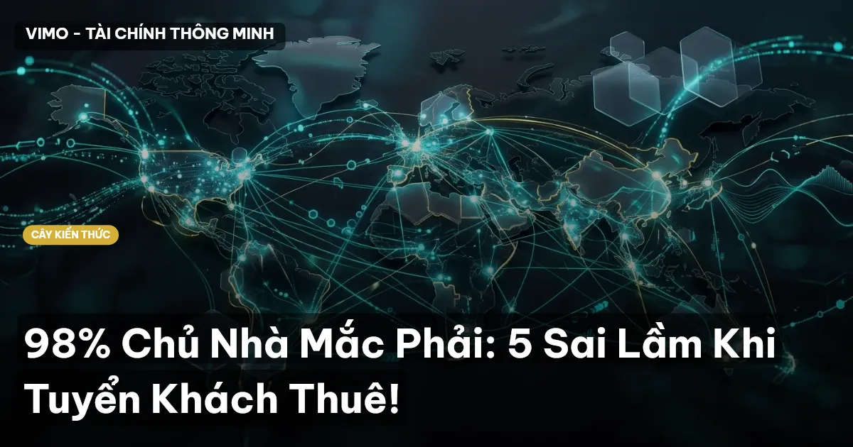 98% Chủ Nhà Mắc Phải: 5 Sai Lầm Khi Tuyển Khách Thuê!