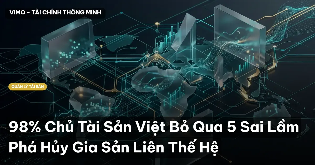 98% Chủ Tài Sản Việt Bỏ Qua 5 Sai Lầm Phá Hủy Gia Sản Liên Thế Hệ