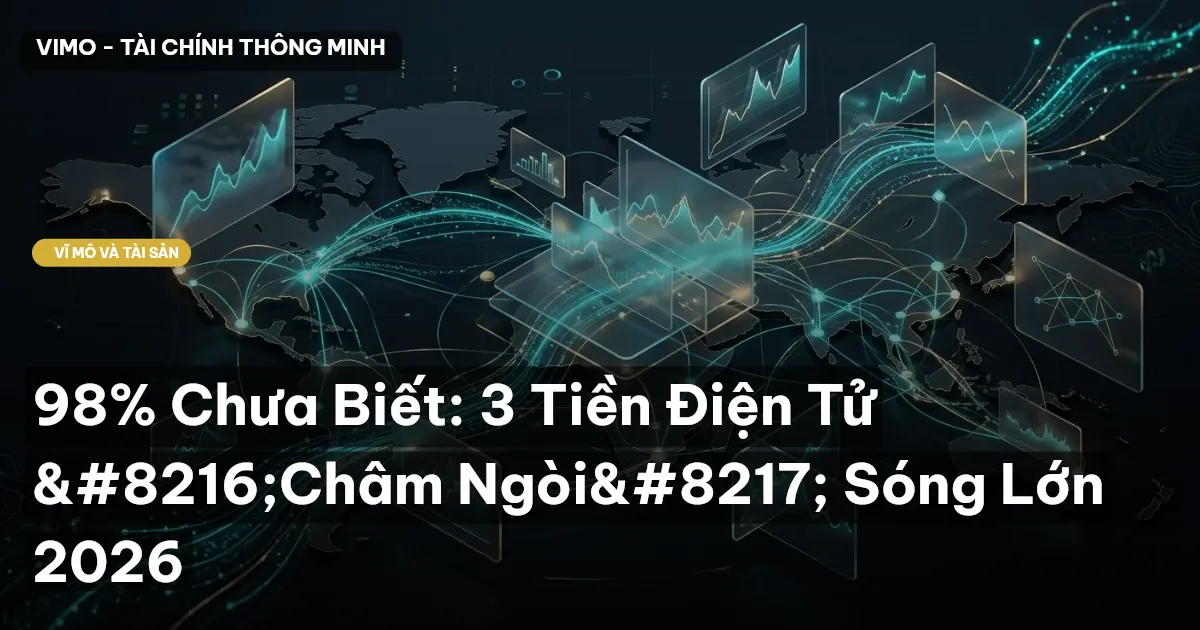 98% Chưa Biết: 3 Tiền Điện Tử ‘Châm Ngòi’ Sóng Lớn 2026