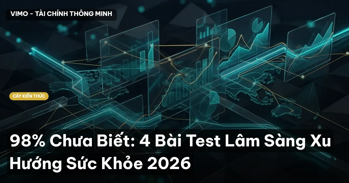 98% Chưa Biết: 4 Bài Test Lâm Sàng Xu Hướng Sức Khỏe 2026