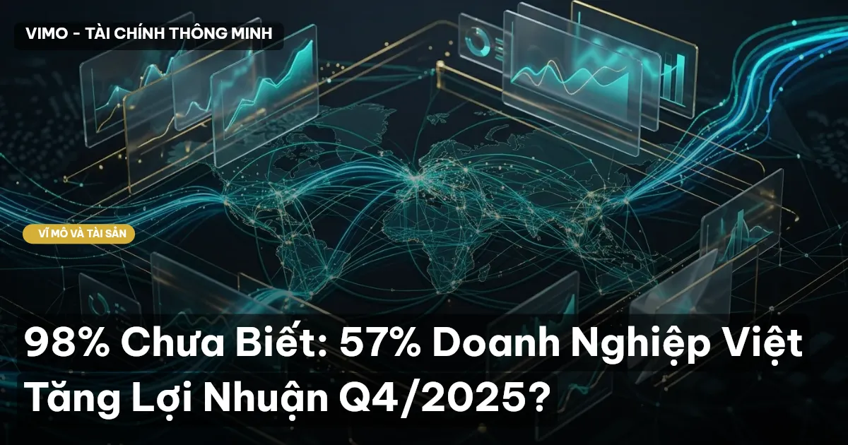 98% Chưa Biết: 57% Doanh Nghiệp Việt Tăng Lợi Nhuận Q4/2025?