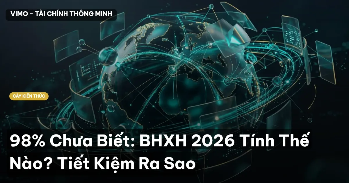 98% Chưa Biết: BHXH 2026 Tính Thế Nào? Tiết Kiệm Ra Sao